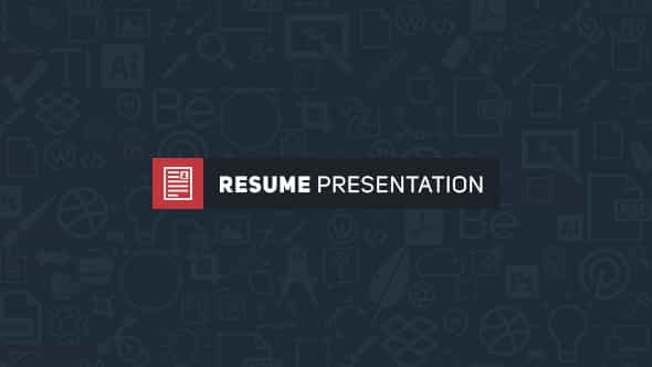Resume Presentation - VideoHive 15929594
