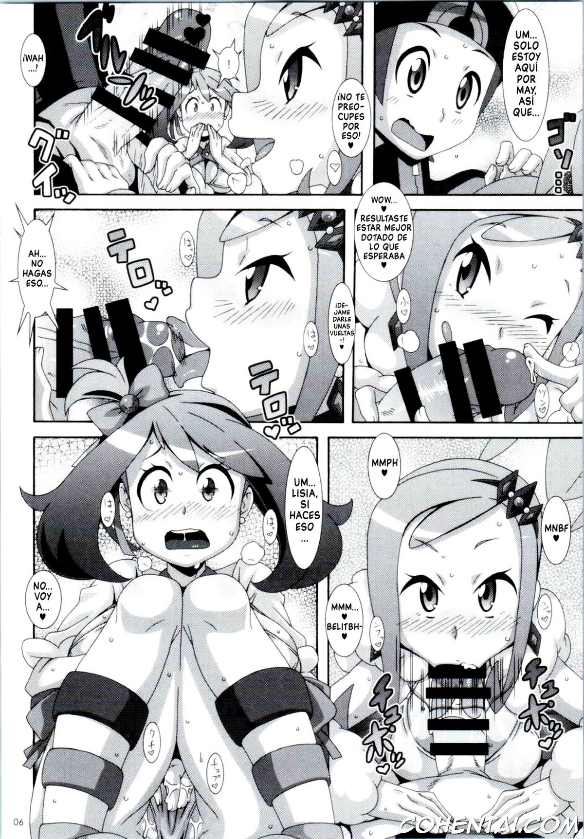 Idol Rule (Pokémon) xxx comics manga porno doujin hentai español sexo Brendan Lisia May Pokémon