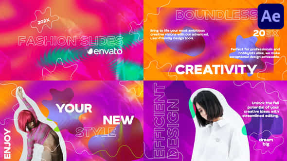 Psychedelic Fashion Scenes For After Effects - VideoHive 51706234