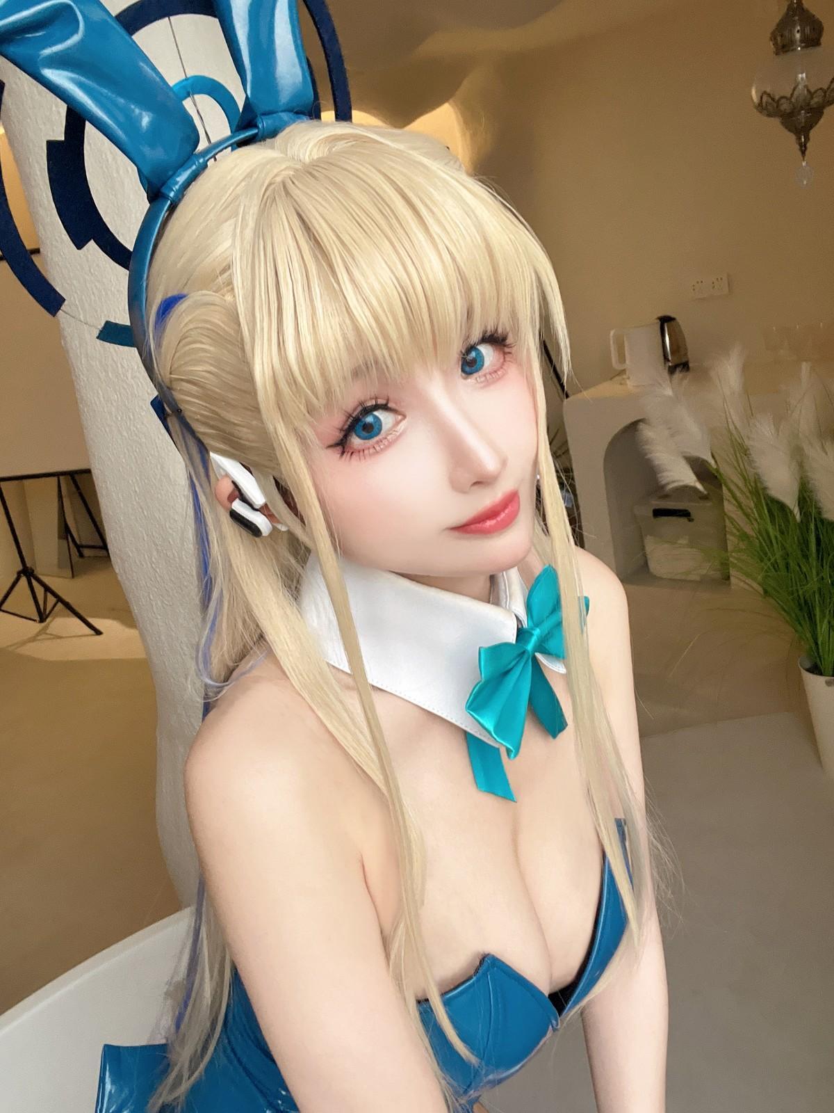 Cosplay Rioko凉凉子 碧蓝档案 TOKI兔兔(42)