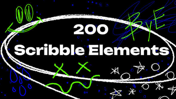 Scribble Elements - VideoHive 51865152