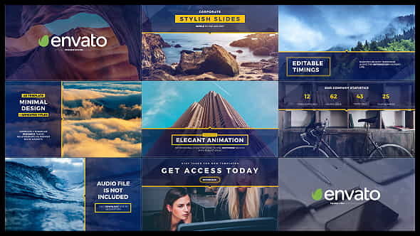 Stylish Slides and Titles - VideoHive 19134151