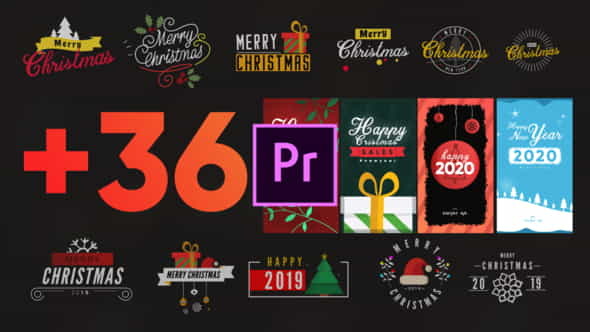 Christmas Elements Pack-MOGRT - VideoHive 25296111
