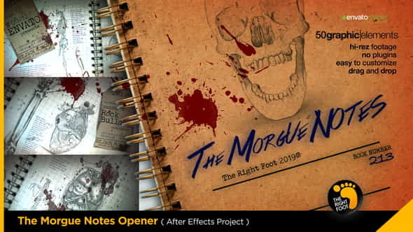 The Morgue Notes Opener - VideoHive 23480457