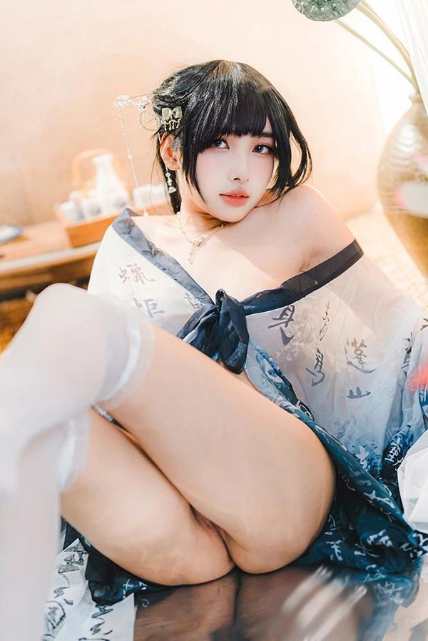 甜美福利姬慕慕Momo 古韵风华无圣光唯美图(3)