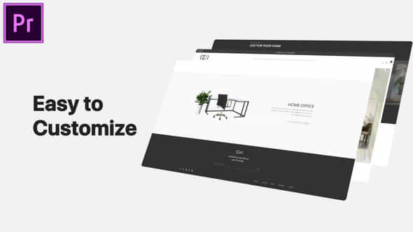 Minimal Web Promo Mogrt For Premier Pro - VideoHive 53887077