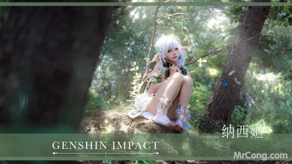 Coser@黏黏团子兔: 万年萝莉纳西妲&0.2s (65 photos )(63)