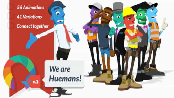 We are Huemans - VideoHive 12285126