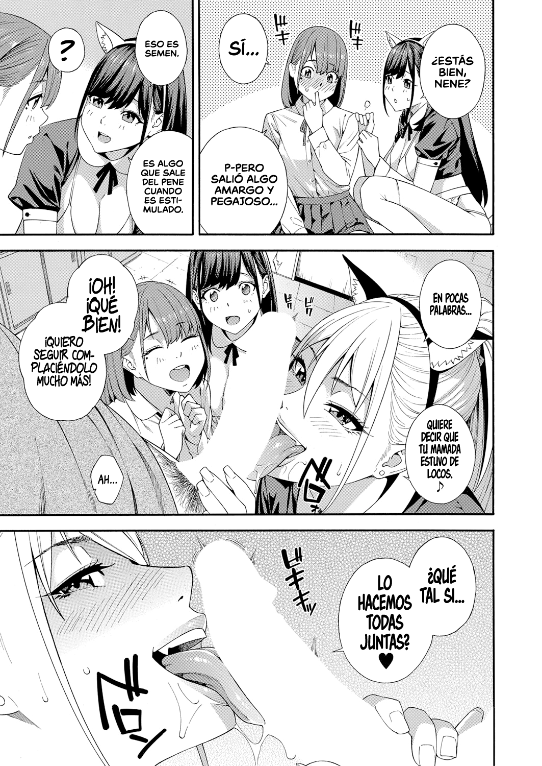 [Zonda] Fellatio Kenkyuubu _ Departamento de Investigación de las Felaciones Ch. 1-4 [Span