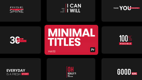 Minimal Titles 02 - VideoHive 44627006