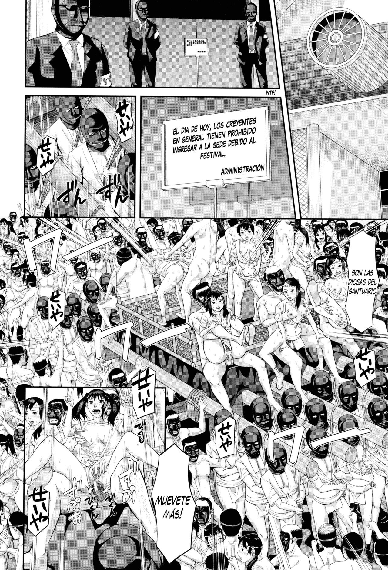 [Honebuto Danshaku] Koufuku Kazoku Kanketsuhen Zenpen (Innou Kaizou Program ~Oyako Zecchou Cult Ochi~) [Spanish] [Yasper256]