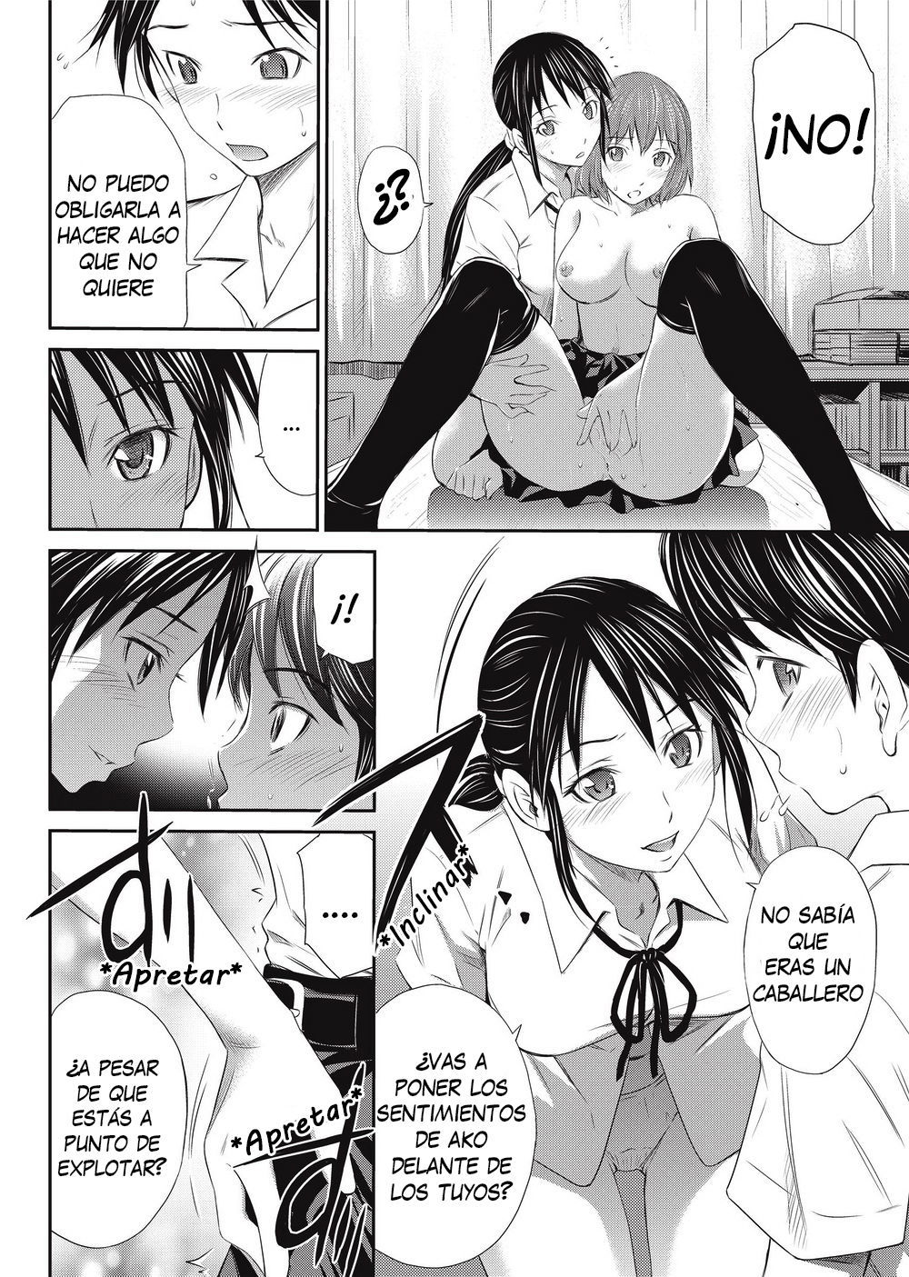 [Sabashi Renya] Momoiro Triangle Ch. 1-3 [Spanish] [arKram] [Decensored]