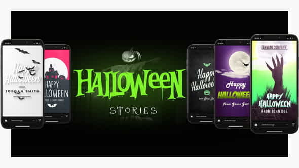 Halloween Instagram StoriesPosts - VideoHive 34242594