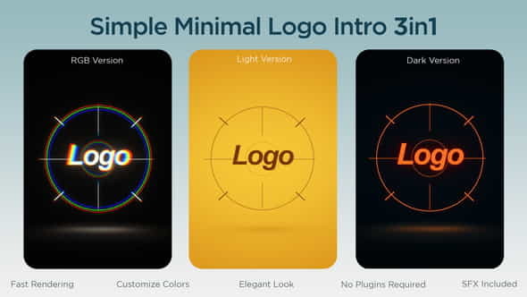 Simple Minimal Logo - VideoHive 34130529