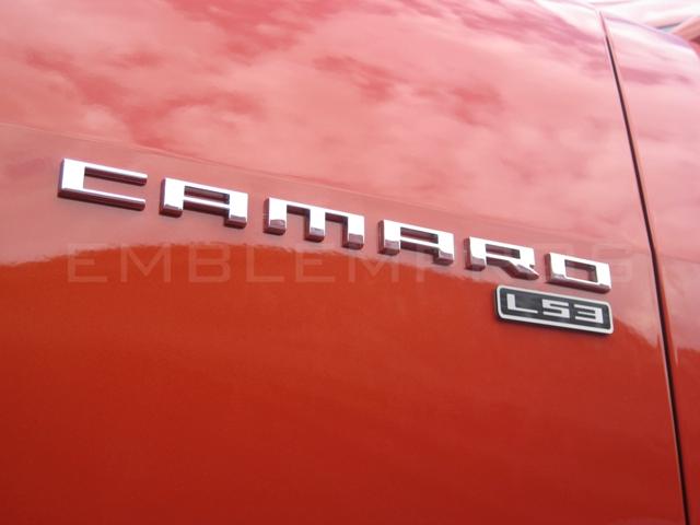 2010-2015 Camaro LS3 Tag Laser-cut Brushed Composite