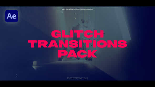 Glitch Transitions - VideoHive 50795168