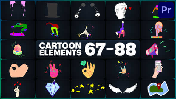 Cartoon Elements - VideoHive 47789121
