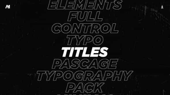 Typography Titles 2 - VideoHive 47742939