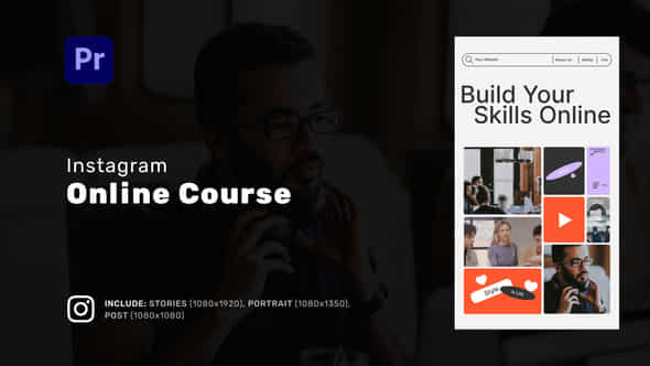 Instagram Online Course Promo For Premiere Pro - VideoHive 51158224