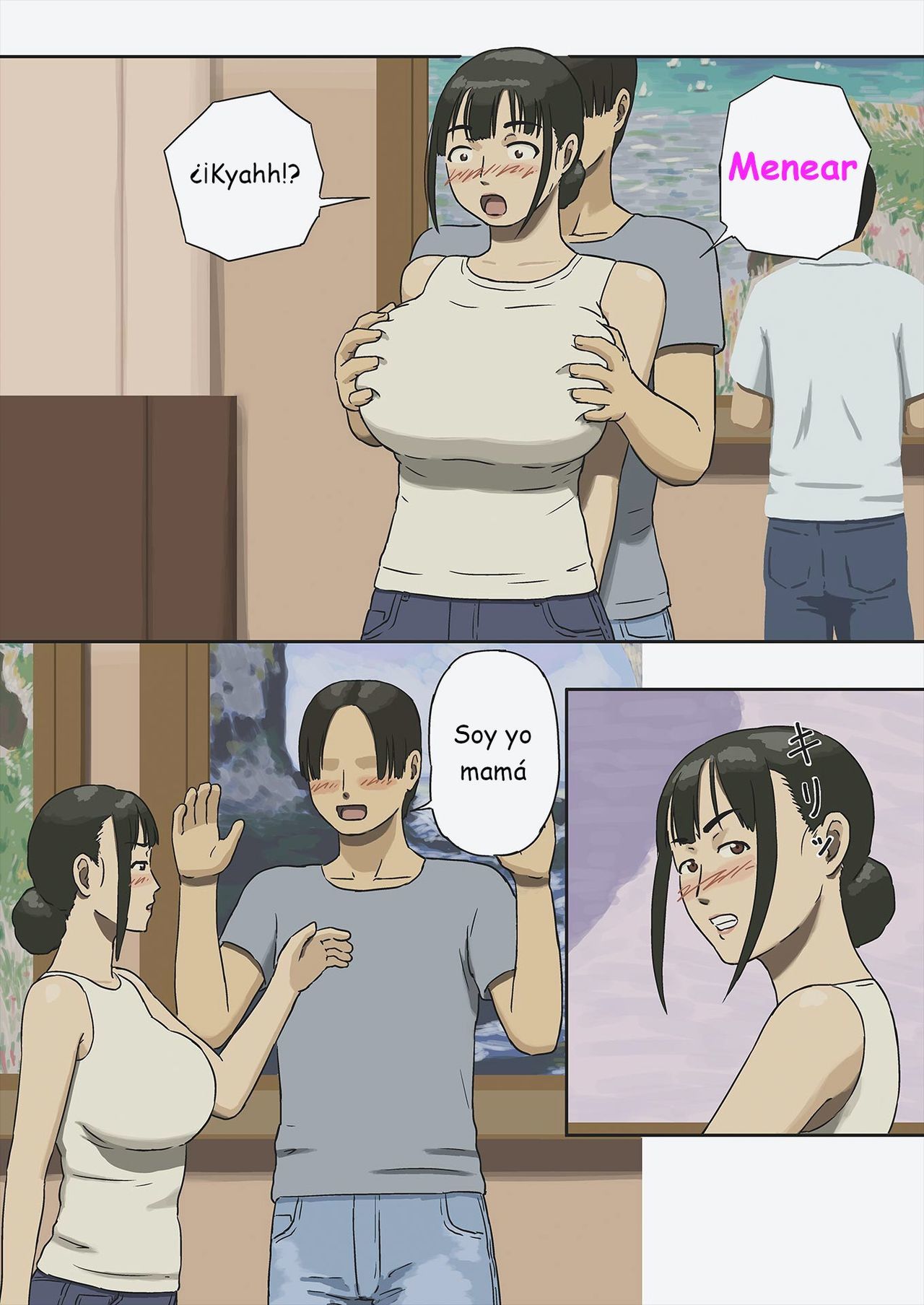 [Izayoi no Kiki] Share 2 Kaa-san tte Muriyari Saretari Suru no Suki na no  Share 2 ¿A mamá le gusta que la cojan contra su voluntad [Spanish] [Black Adam]