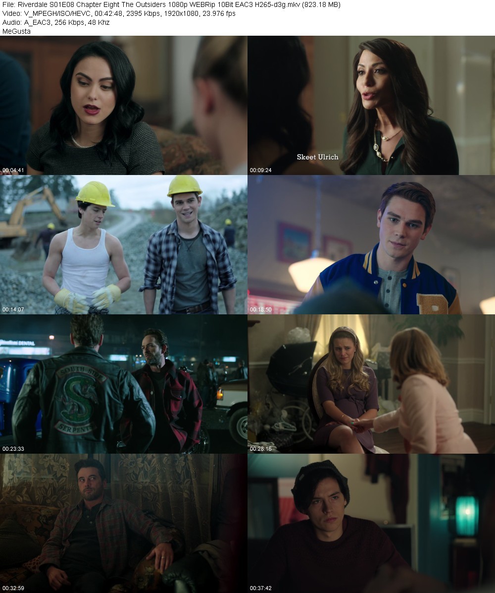 Riverdale S01E08 Chapter Eight The Outsiders 1080p WEBRip 10Bit EAC3 H265-d3g