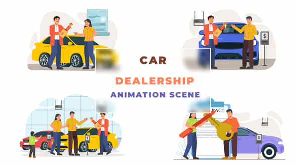 Car Dealership Animation - VideoHive 43070530