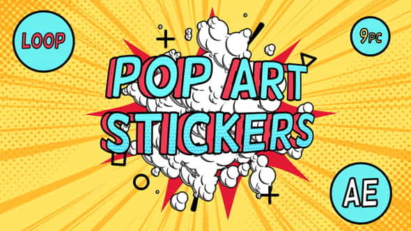 Pop-Art Sale Stickers - VideoHive 26457504