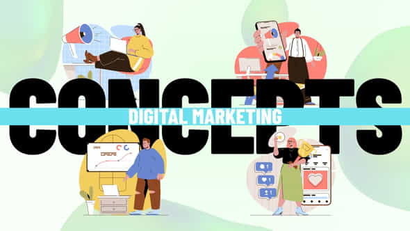 Digital marketing - Scene Situation - VideoHive 34402125