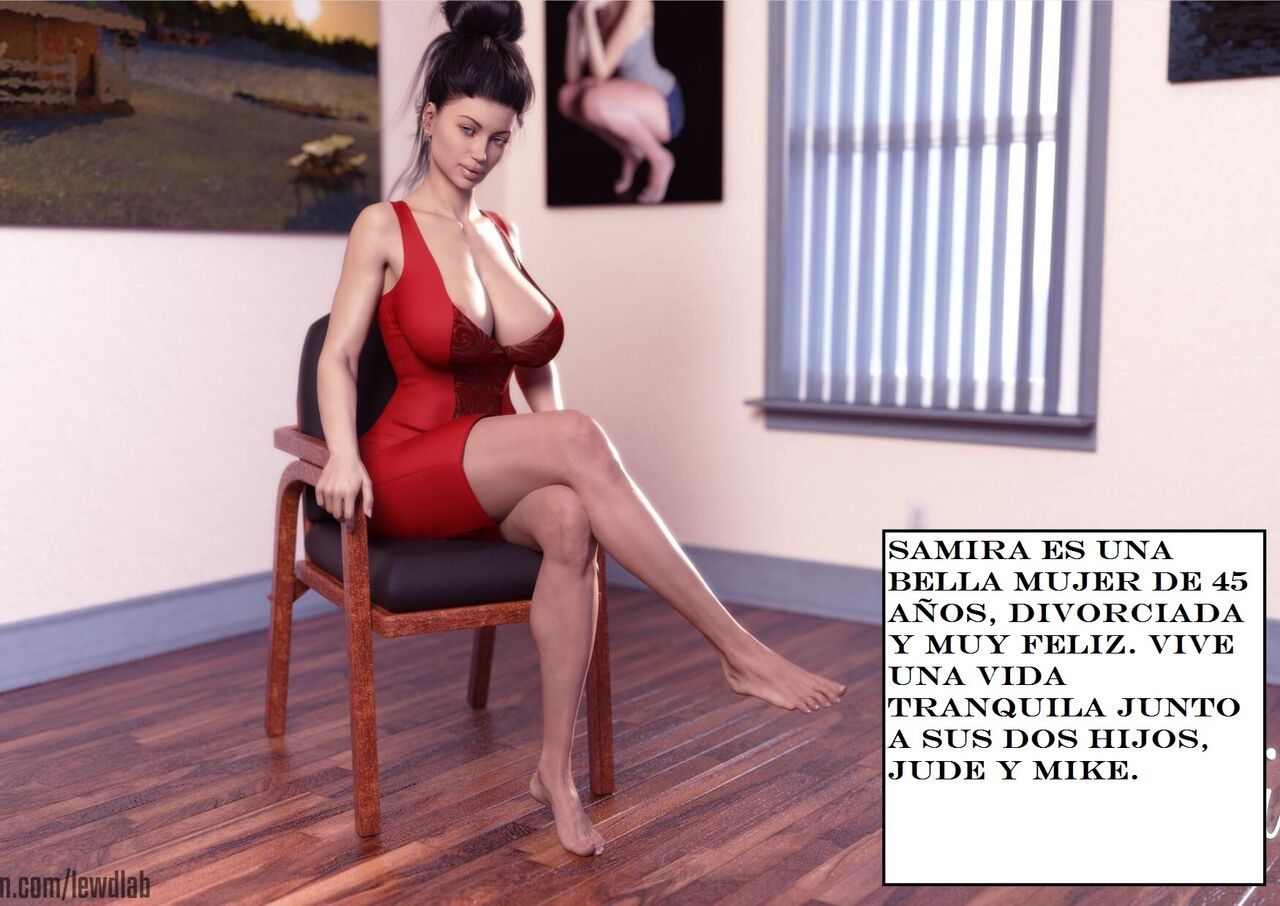 [lewdlab] Mother, burning desire #1 [Spanish] [Mexicano AnonimoPoringa]