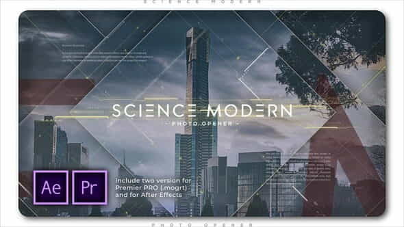 Science Modern Photo Opener - VideoHive 27058700
