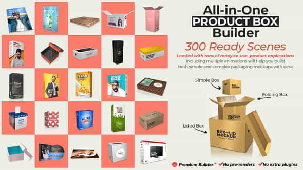 All-in-One Product Box Builder - VideoHive 25901445