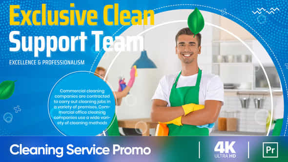 Cleaning Service Promo - VideoHive 33735262