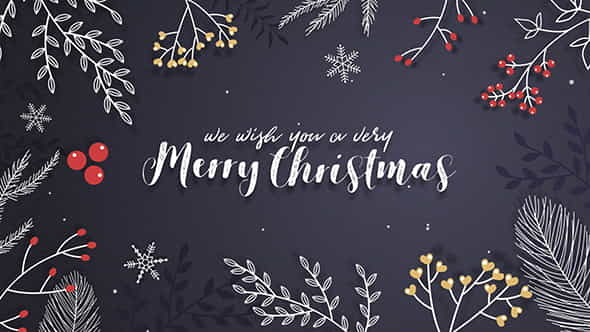 Christmas Greeting Card - VideoHive 21040937