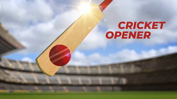 Cricket Opener DR - VideoHive 34394076