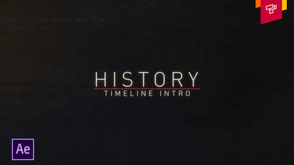 History Timeline Intro - VideoHive 39238947