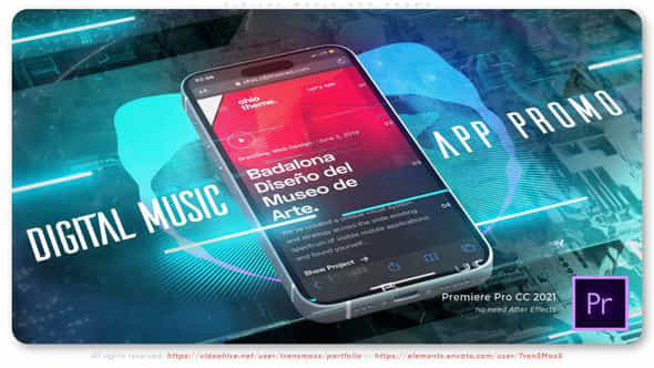 Digital Music App - VideoHive 47784383