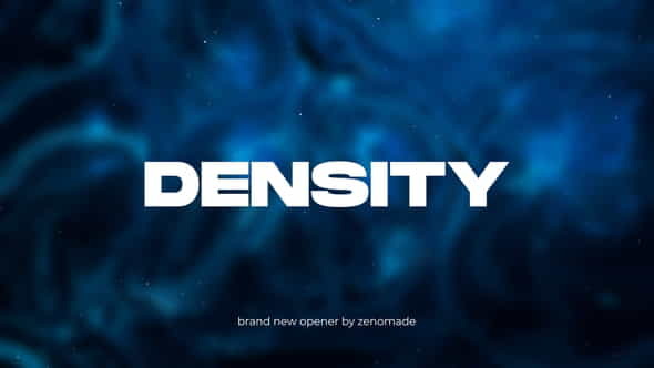 Density - Abstract Opener - VideoHive 33561240