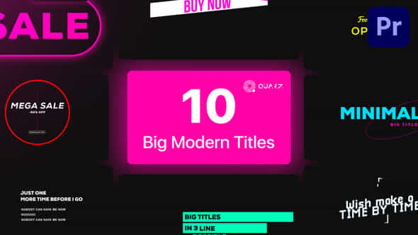 Big Modern Titles - VideoHive 44829172