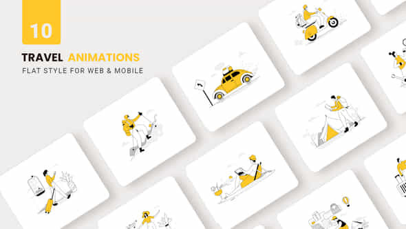 Travel Tour Animations - VideoHive 36861924