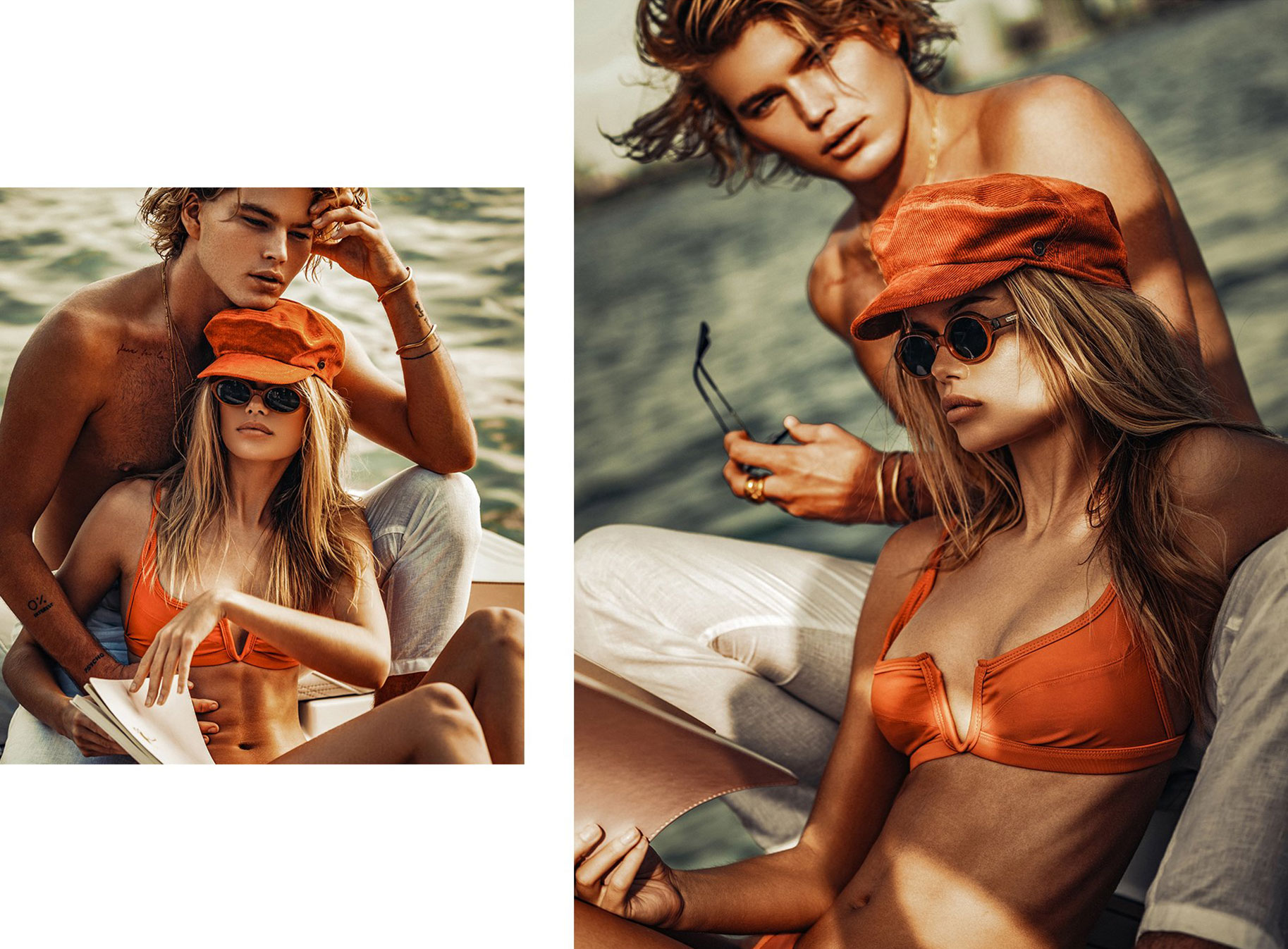 Frida Aasen and Jordan Barrett by Kesler Tran / Fae Swimwear spring-summer 2018 - Fristelser Frida Aasen and Jordan Barrett by Kesler Tran / Fae Swimwear spring-summer 2018 - Fristelser