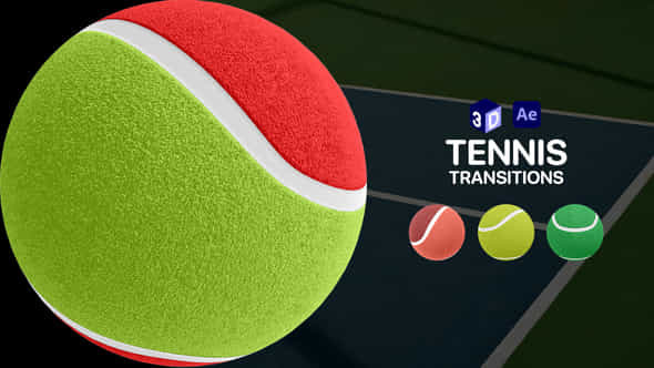 Tennis Ball Transitions - VideoHive 47003546