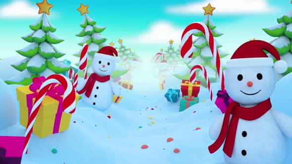 Christmas Background Loop - VideoHive 25060589