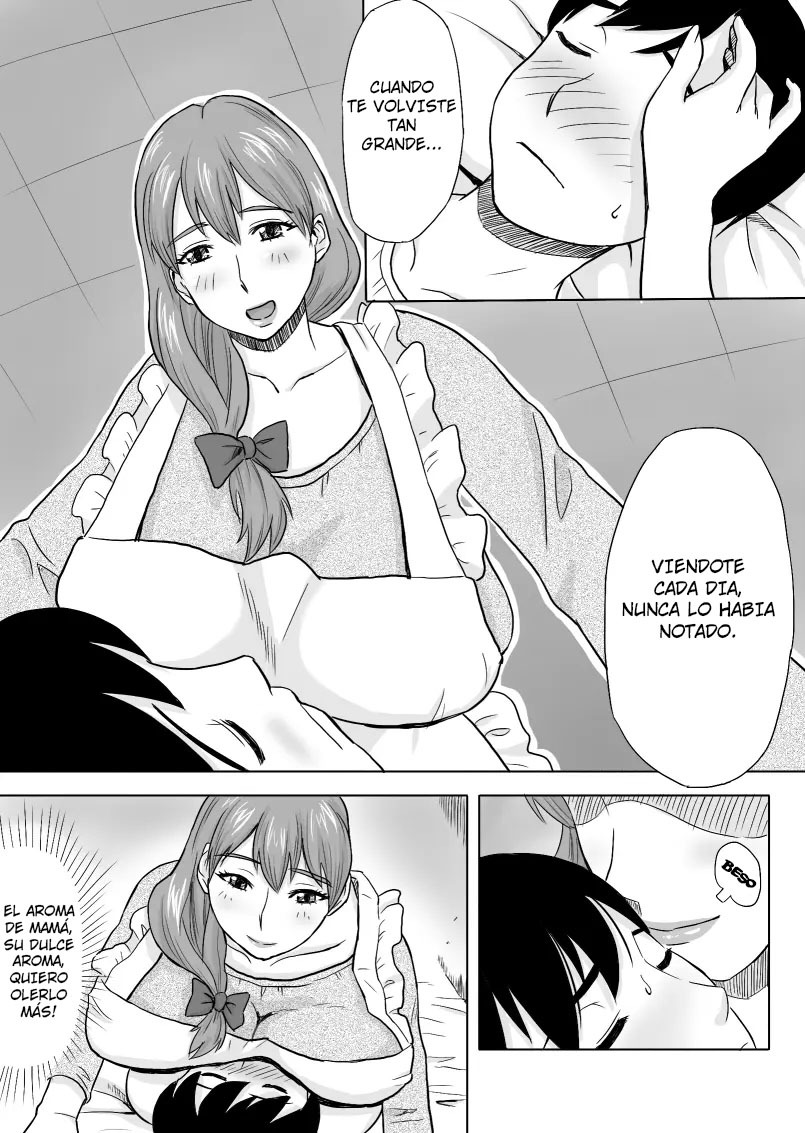 [Ochikochitei (Tadano Kushami)] Mama wa Totsuzen Osottekita [Spanish] [Roal Scan] [Digital]