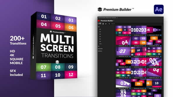 Multiscreen Transitions - VideoHive 32322399