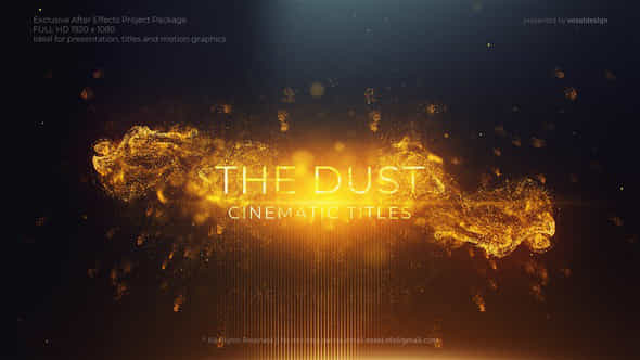 The Dust Cinematic - VideoHive 35428525