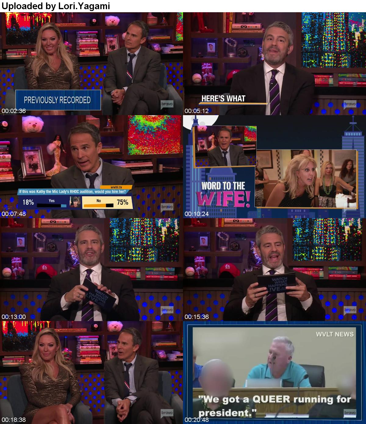 Watch What Happens Live 2019 10 22 Gary Janetti and Braunwyn Windham Burke WEB x264-TBS