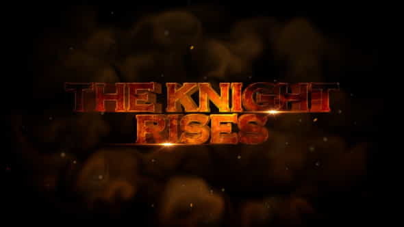 The Knight Rises Cinematic Trailer - VideoHive 7720654