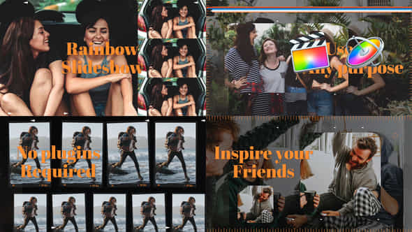 Rainbow Slideshow - VideoHive 52078046