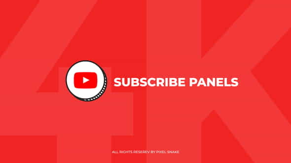 Youtube Subscribe Panels - VideoHive 42384413
