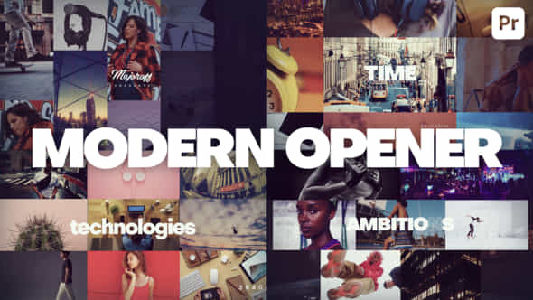 Modern Opener - VideoHive 34612324